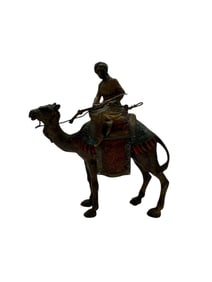 Camel Rider Figurine with Seated Figure