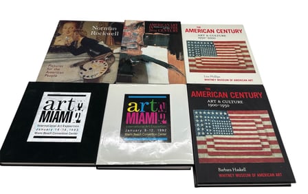 Collection of Six Art Exhibition and Artist Books