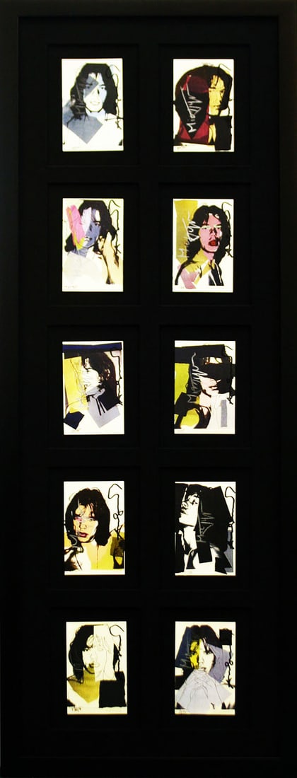 Mick Jagger (Portfolio Of 10) Andy Warhol Invitation (1 of 4)
