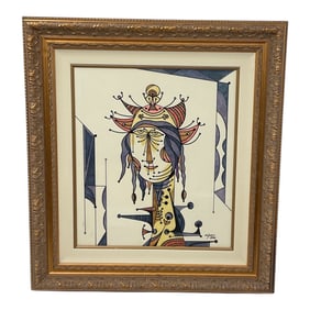 Jose Maria Mijares (Cuba, 1921-2004) Mixed Media