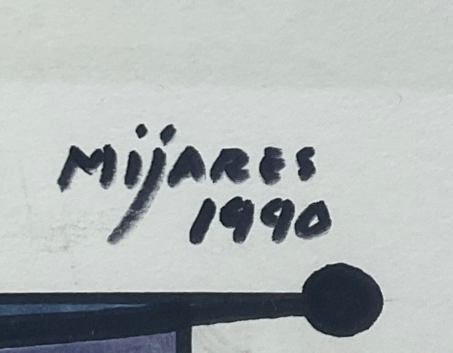 Jose Maria Mijares (Cuba, 1921-2004) Mixed Media - 3