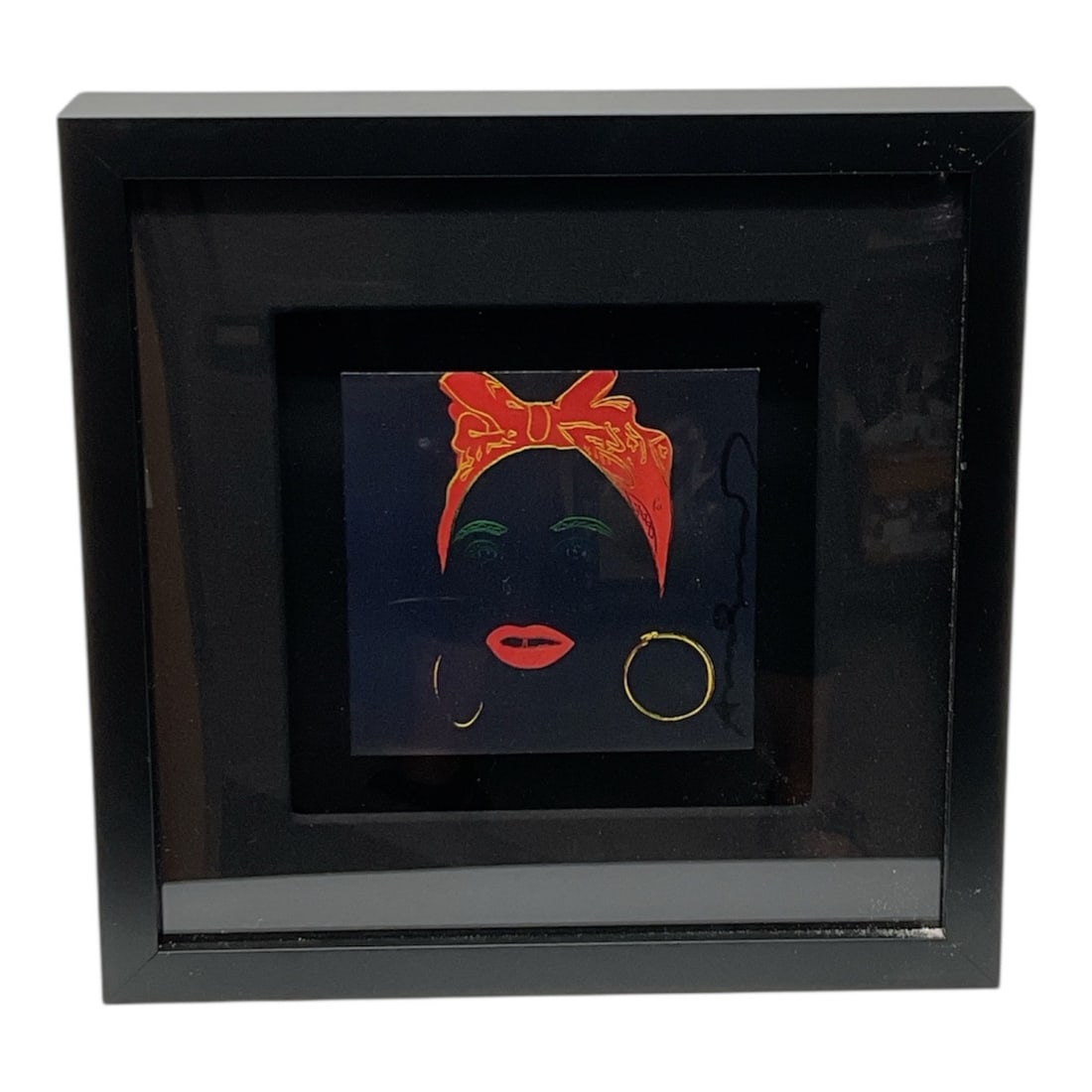 "Mammy" Andy Warhol Invitation Card: Description:This lot features an offset lithograph invitation or announcement card for the original 1981 exhibition of Andy Warhol's Myths portfolio. The image depicts