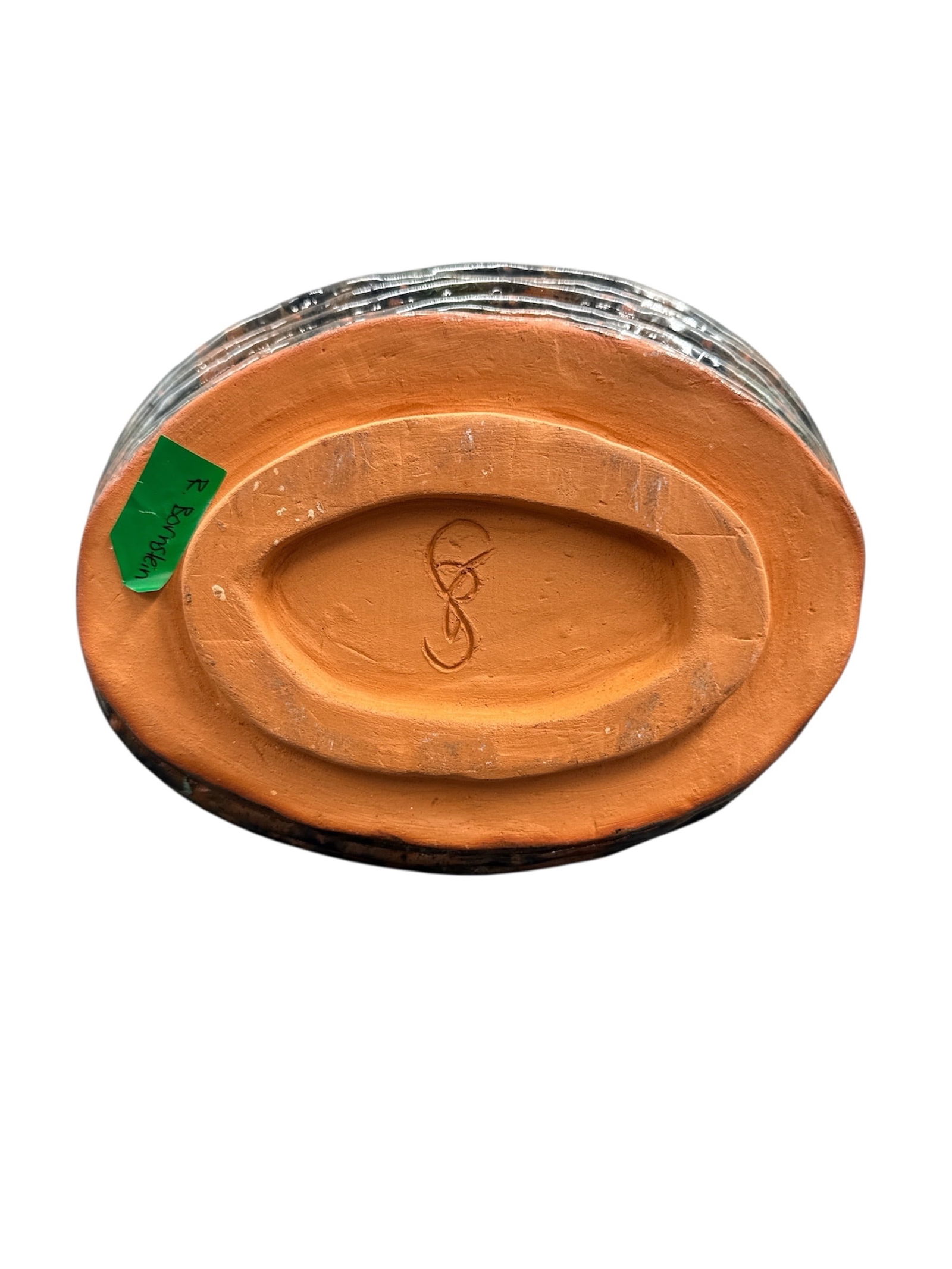 Glazed Art Pottery Vase With Drip Finish - 5