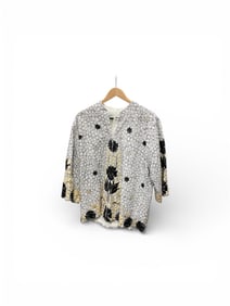 Caro Honolulu Ladies Sequin Button Down Jacket Size Large