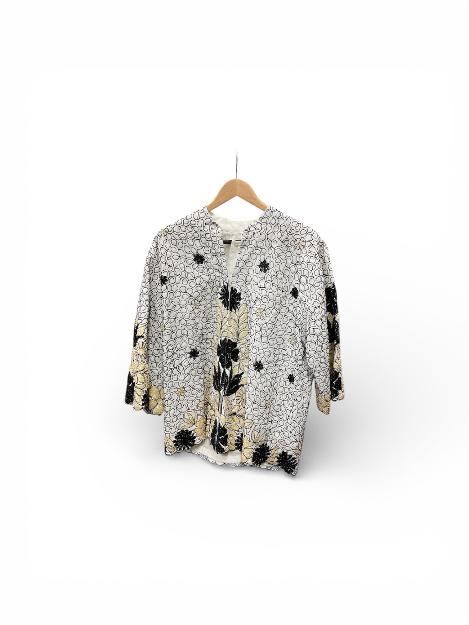 Caro Honolulu Ladies Sequin Button Down Jacket Size Large (1 of 6)