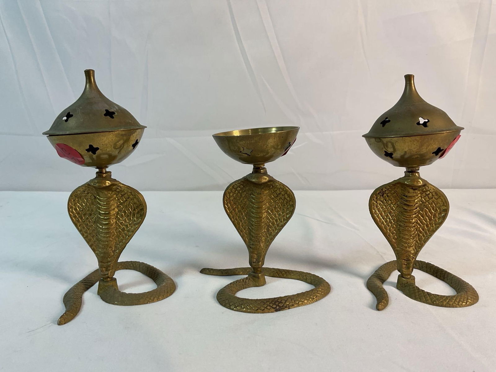 Brass Cobra Incense Burners (1 of 3)