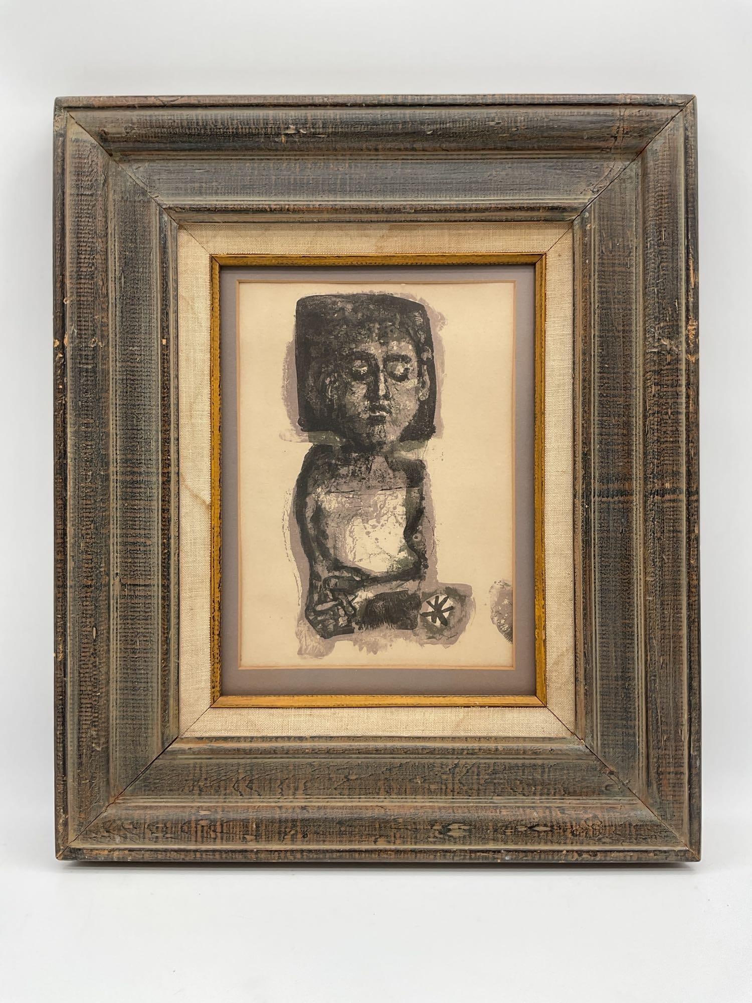 "Gargantna Hady" by Antoni Clave: "Gargantna Hady" by Antoni ClaveDiimensions: Approx 17x20