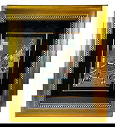 Japanese Ukiyo-e Woodblock Print by Yoshikazu: Japanese woodblock print, fighting samurai by artist Utagawa Yoshikazu. A stunning Japanese woodblock print by the renowned artist Utagawa Yoshikazu depicting a fierce scene of fighting samurai. The