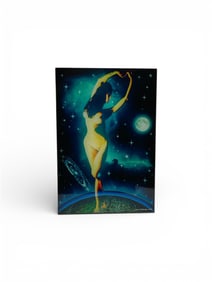 Sam Dobrow Signed Surreal Female Figure Celestial Scene Giclée 2018