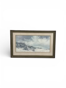 Carolyn Blish Coastal Winter Landscape with Seagulls