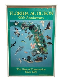 Florida Audubon 90th Anniversary Poster