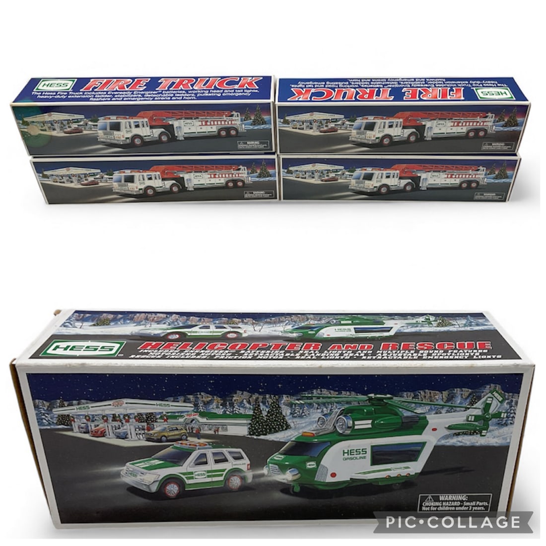 Hess Toy Truck Collection – Boxed Fire Truck & Rescue Truck Sets, Holiday Editions (1 of 7)