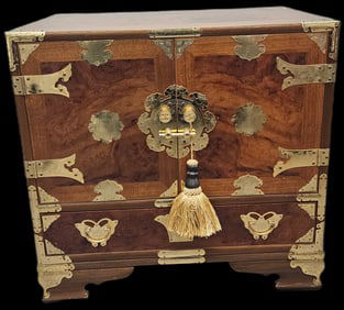 Korean Tansu Chest with Brass Hardware
