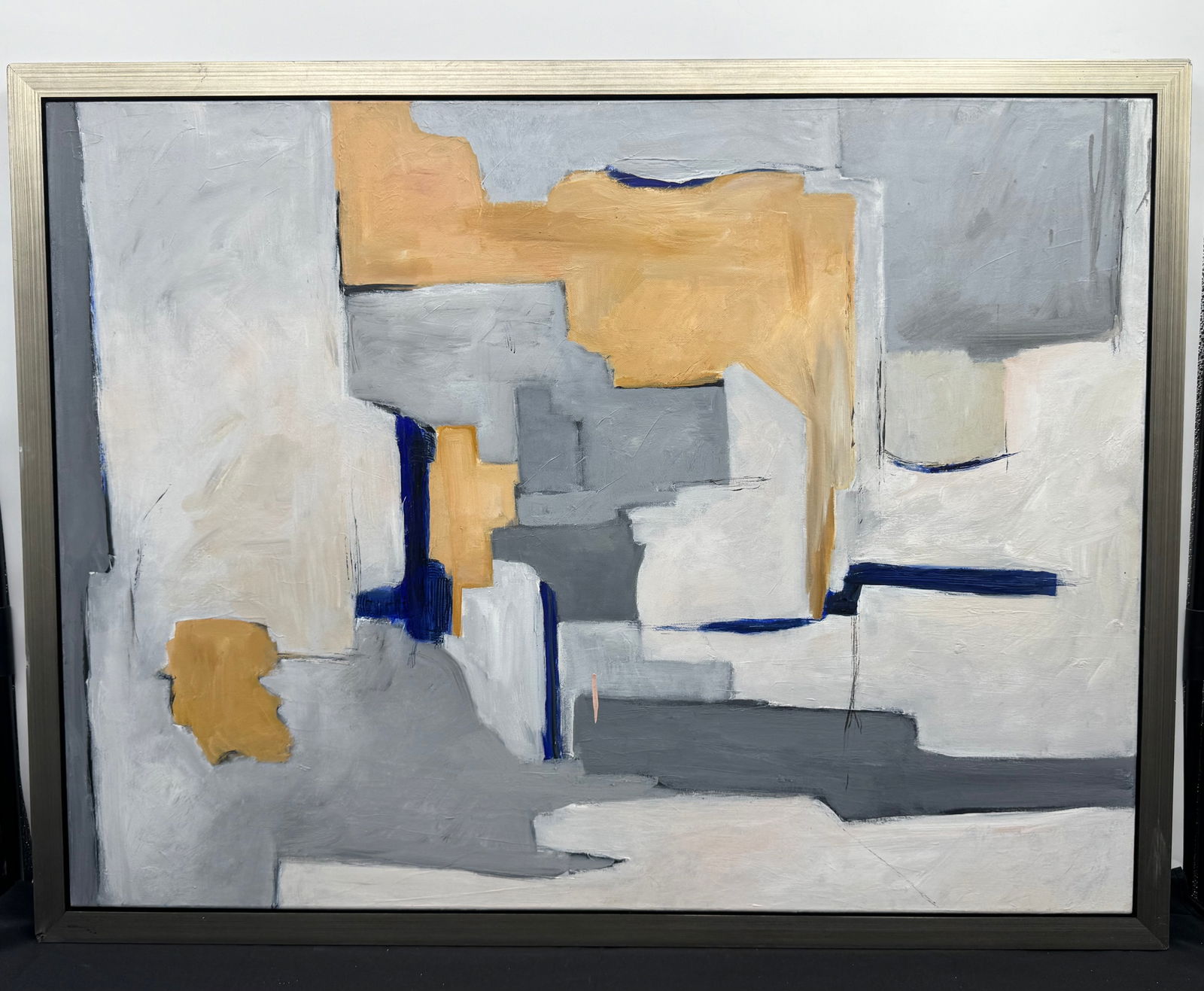 Abstract Composition, Oil on Canvas, 43 x 33 in (1 of 4)