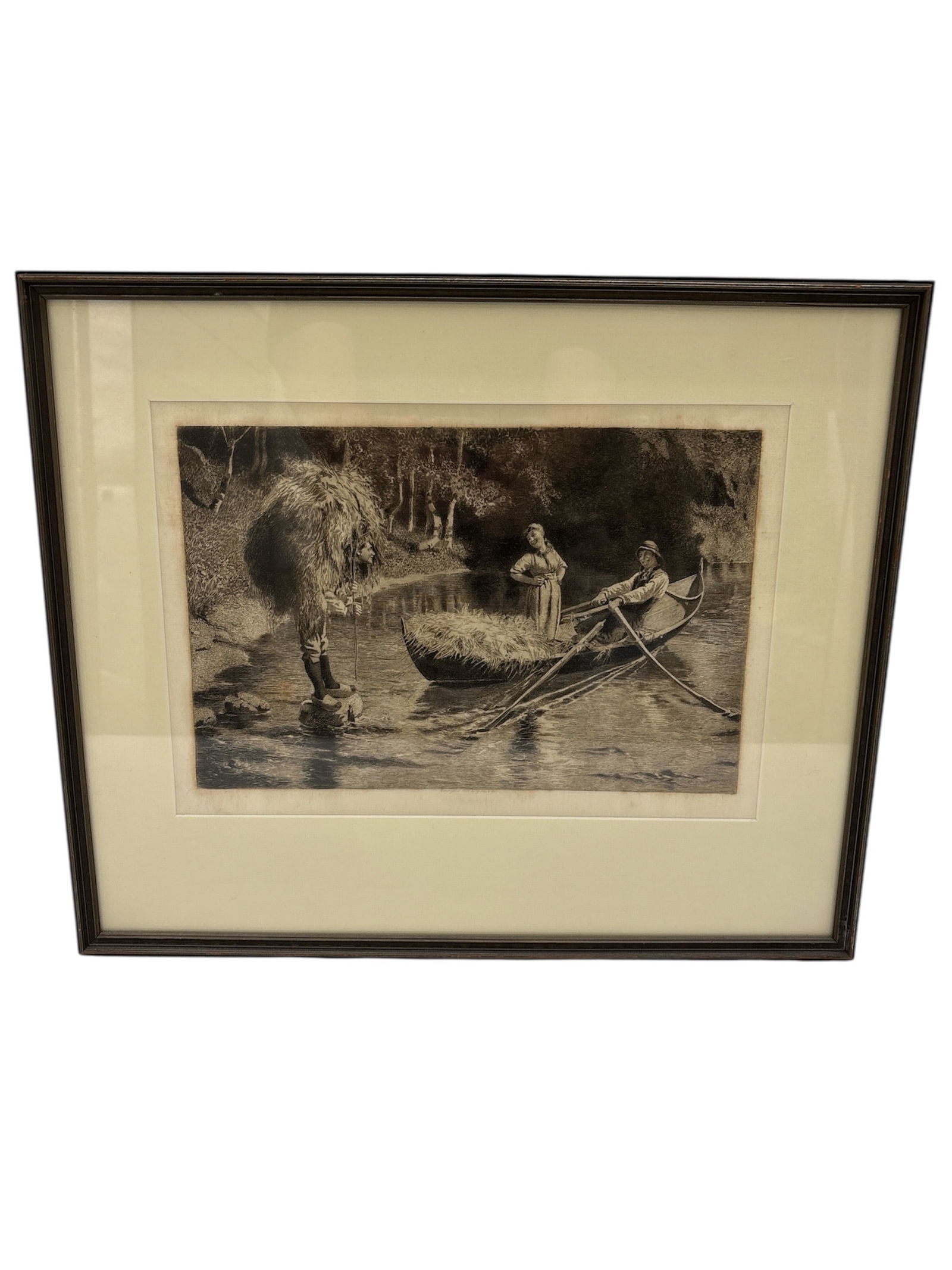 Too Late"Lithograph, Hans Dahl, Norwegian (1 of 3)