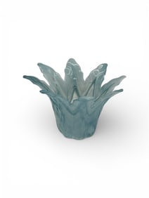 Handblown Murano Style Glass Vase - Itlian