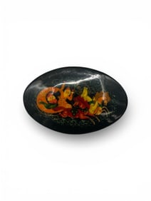 Russian Handpainted Brooch