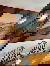 Art Deco Chrome & Opal Glass "Clam Shell" Wall Sconces (Set of 2)