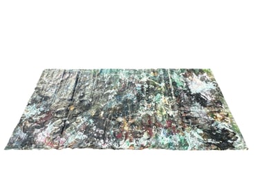 Large Pingo Abstract Painting on Canvas
