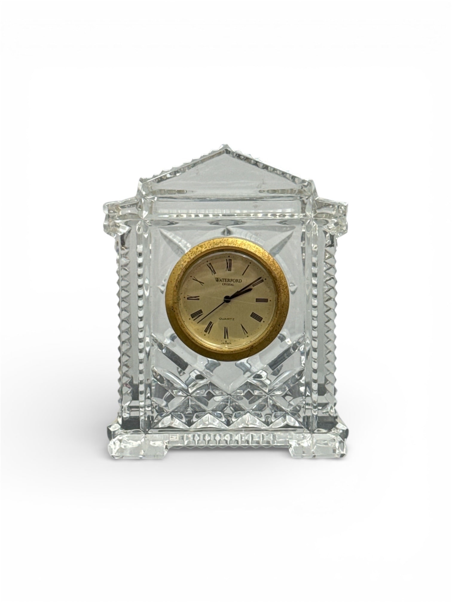 Small Waterford Crystal Mantel Clock with Quartz Movement (1 of 3)