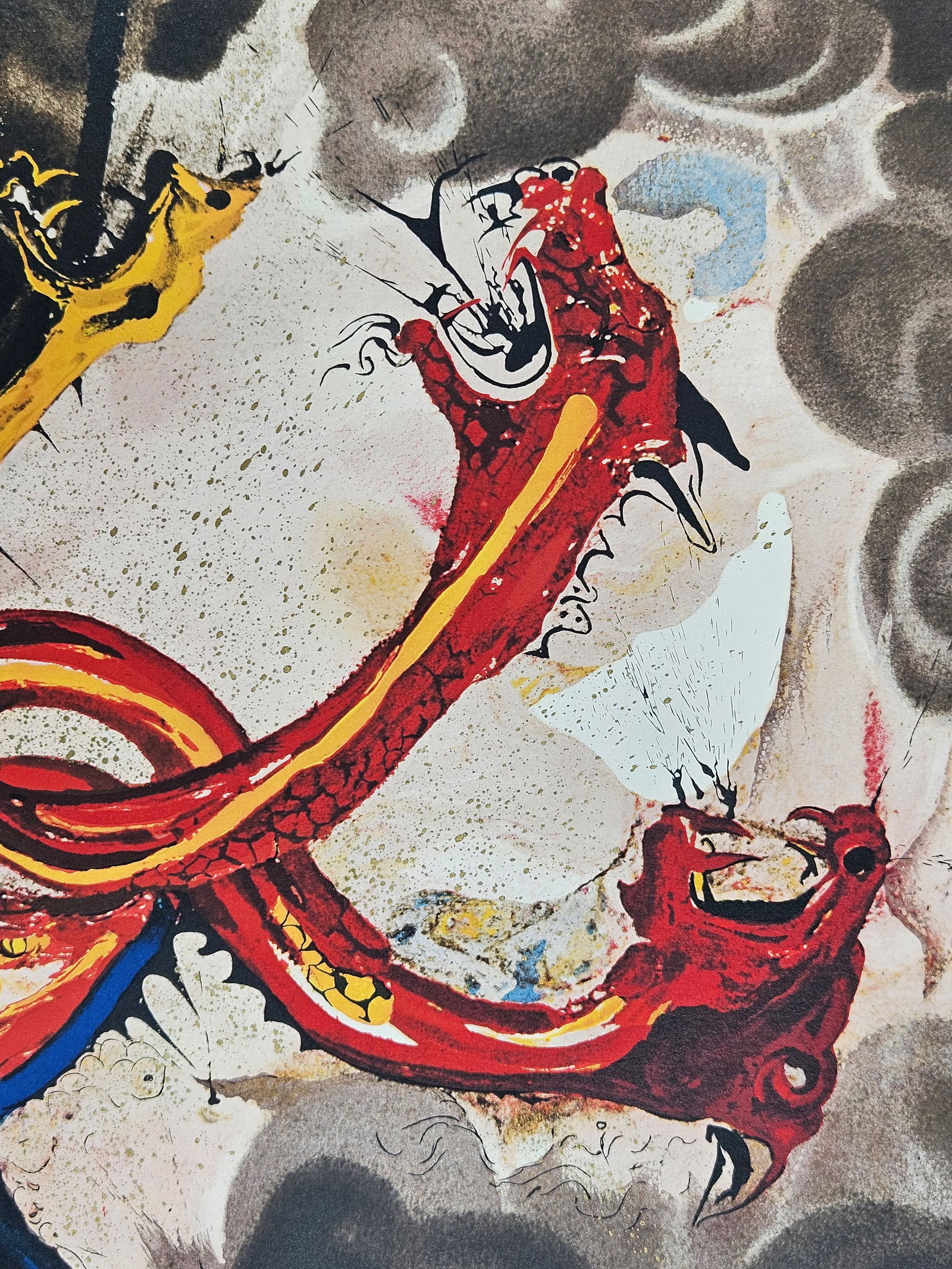 "Les Hydres (The Hydras)" by Salvador Dalí (Spain, 1904-1989) w/ Papers (1 of 16)