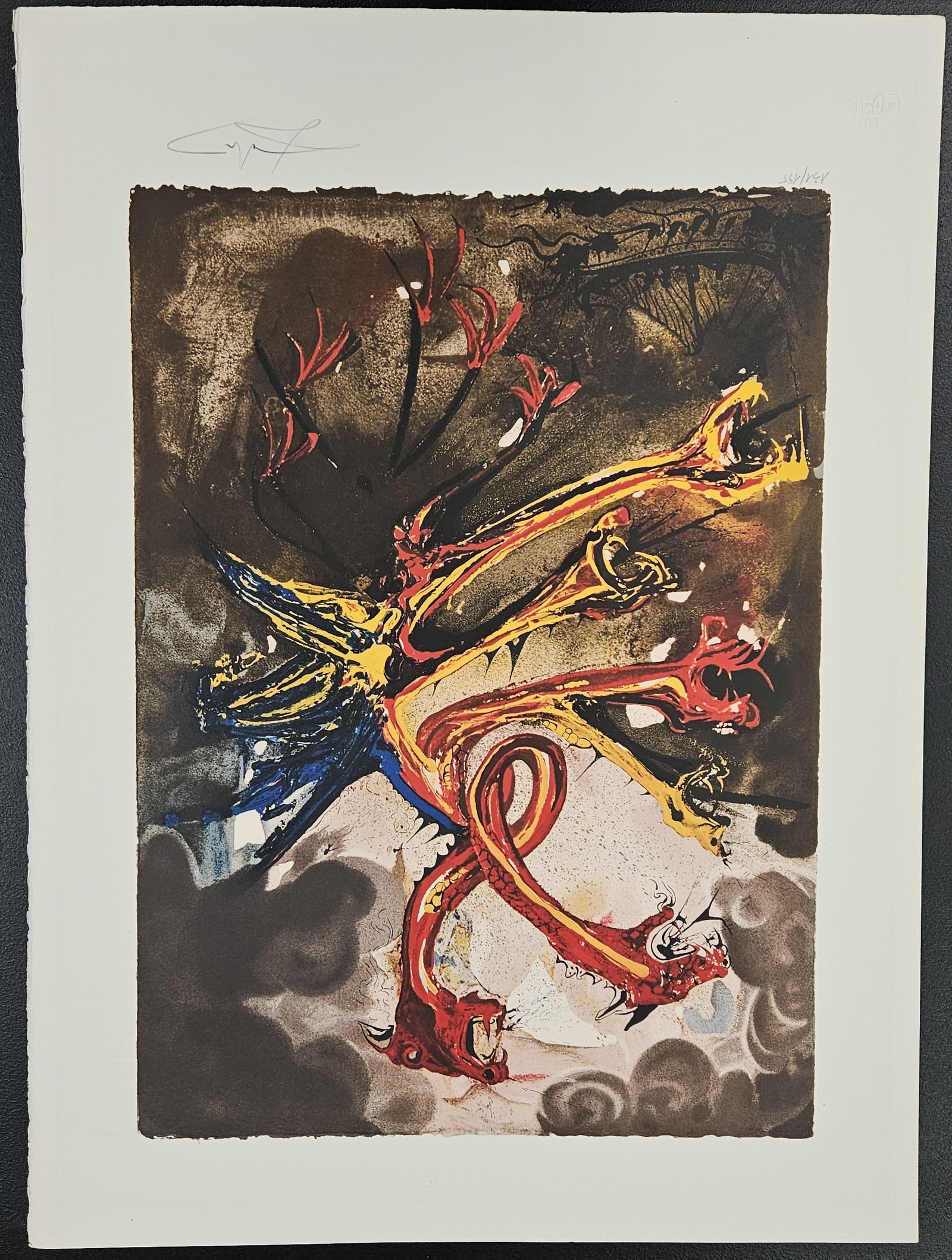 "Les Hydres (The Hydras)" by Salvador Dalí (Spain, 1904-1989) w/ Papers - 2