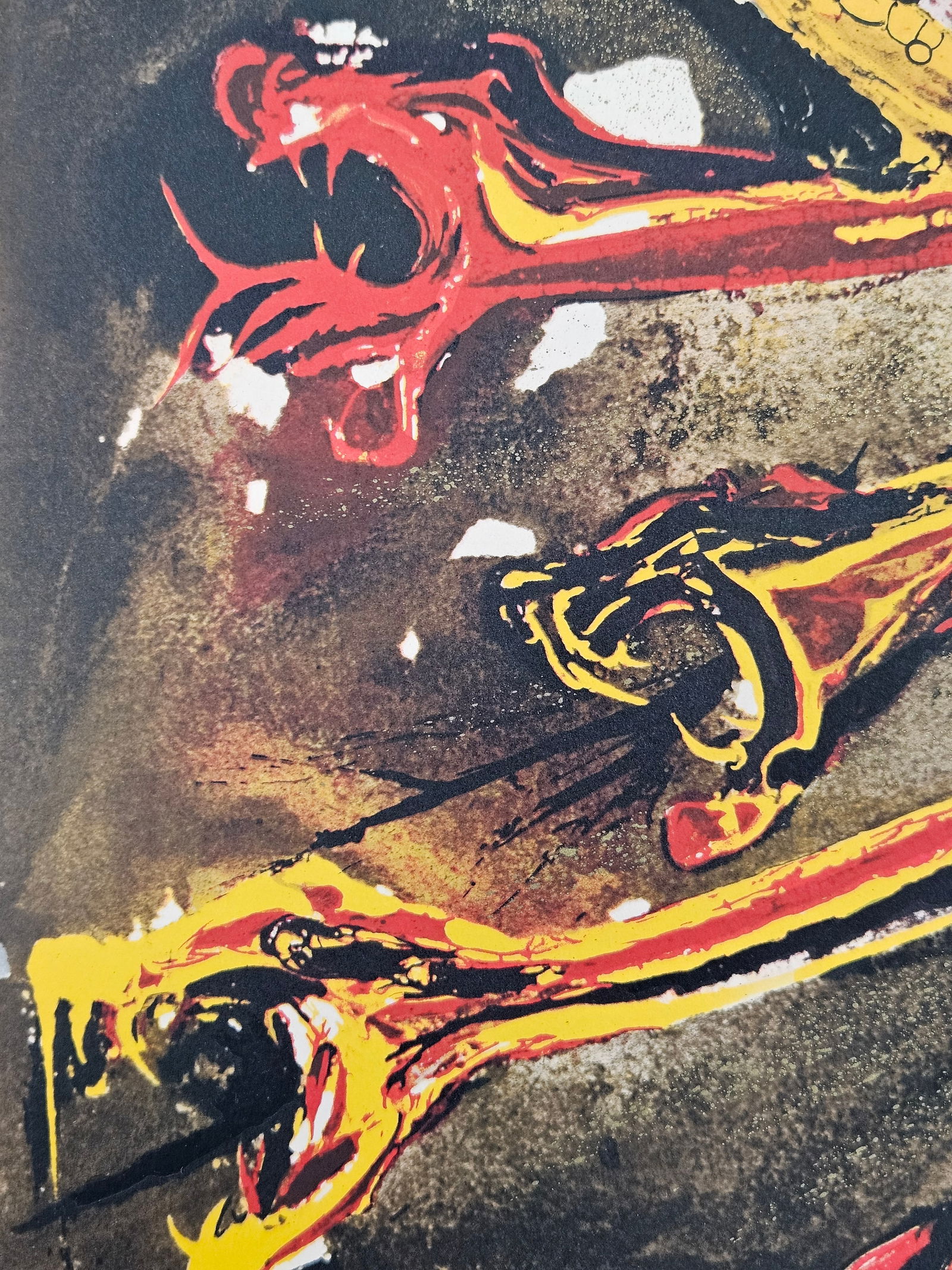 "Les Hydres (The Hydras)" by Salvador Dalí (Spain, 1904-1989) w/ Papers - 3