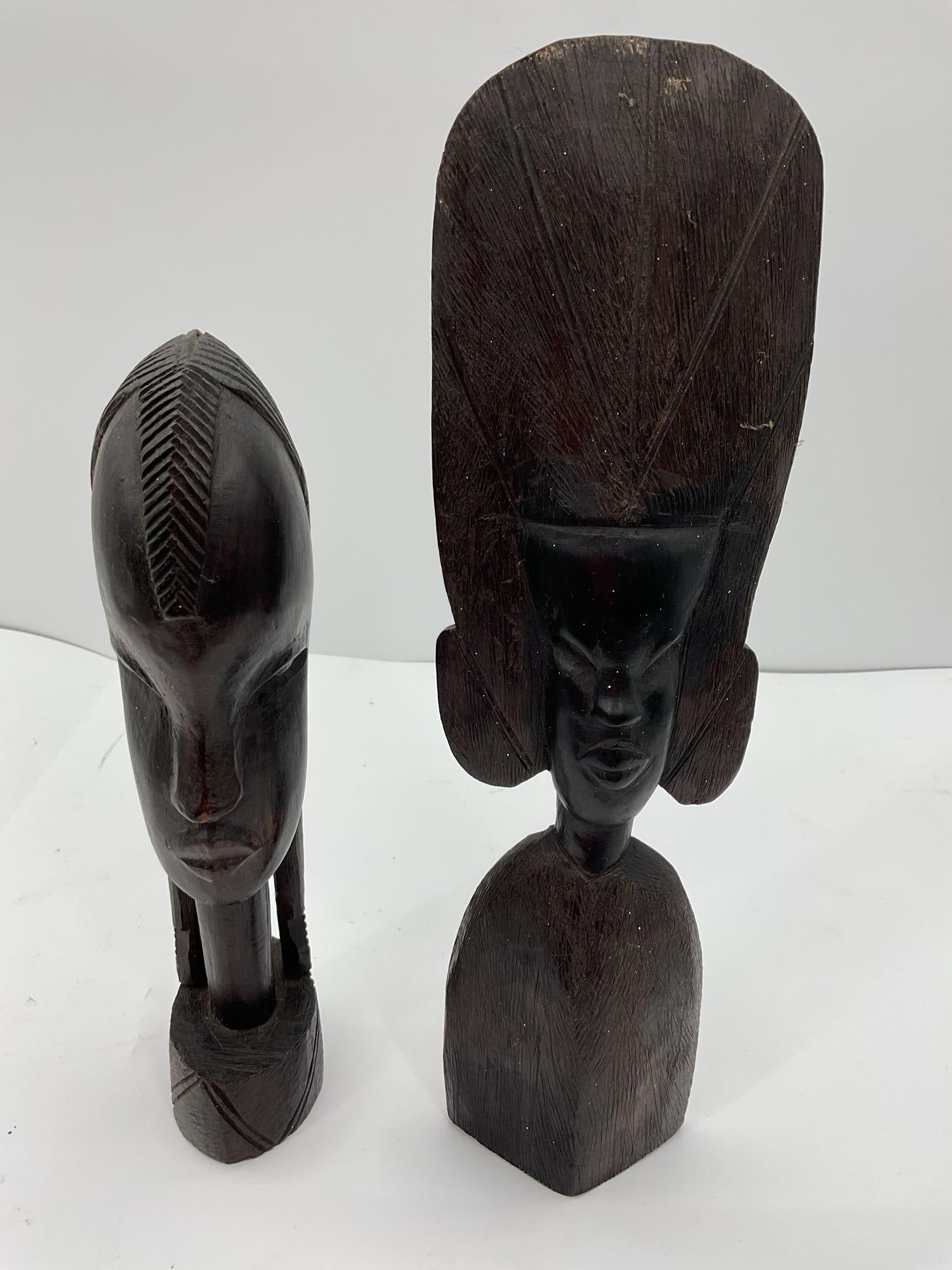 Hand-Carved African Tribal Busts - Box 4 - 3