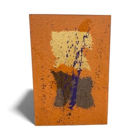 Miguel Angel-Jimenez – Orange Textured Abstract