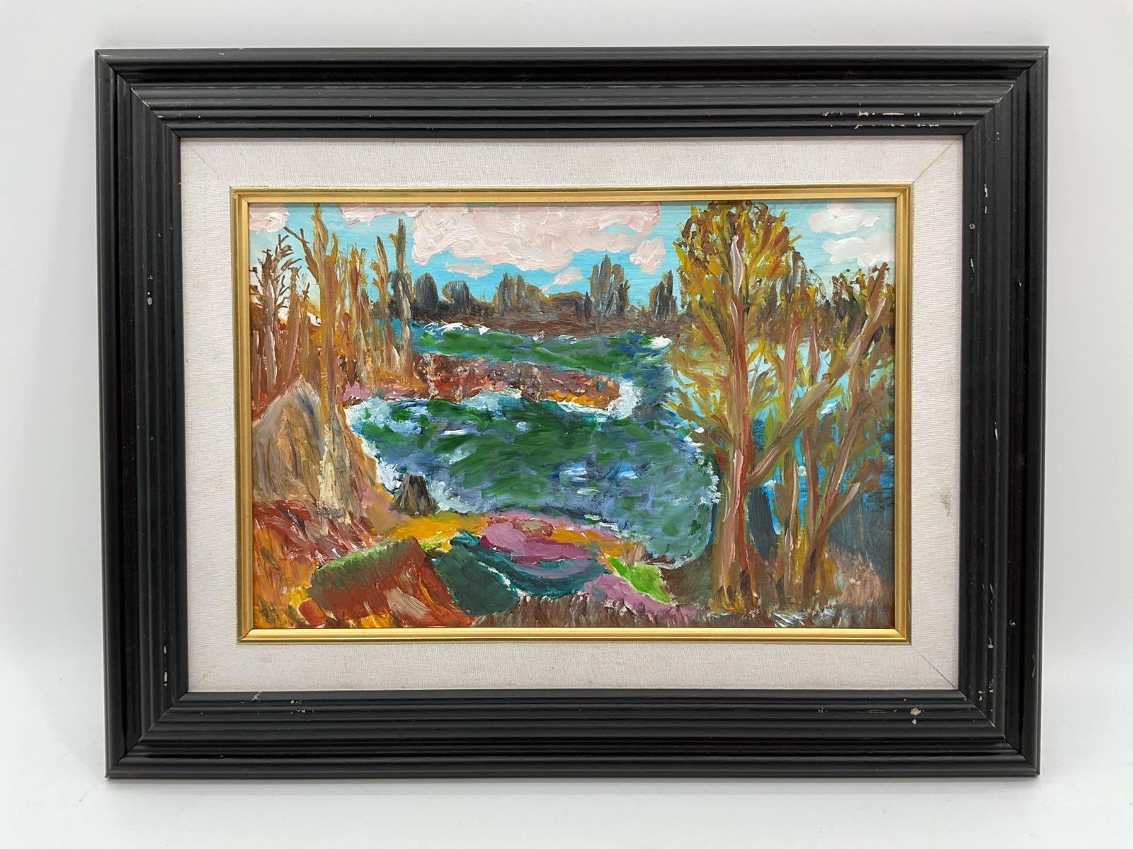 Expressionist River Landscape By Canadian School of Art (1 of 3)