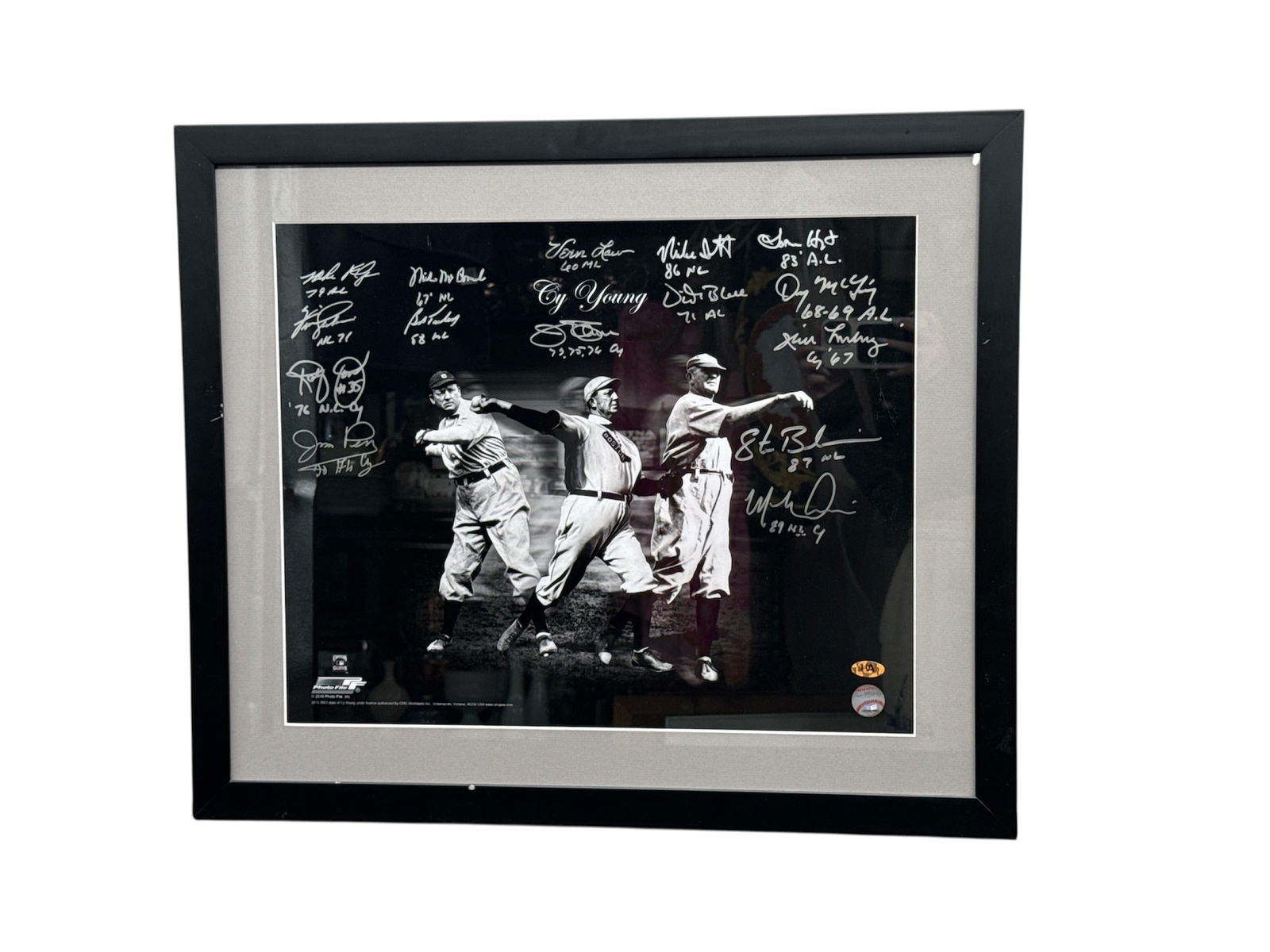 Cy Young Award Winners Signed Photograph with Authentication (1 of 4)