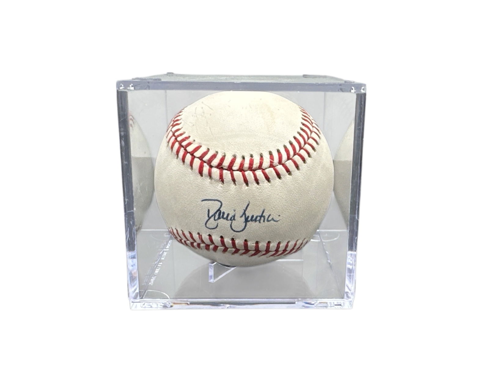 David Justice Signed Official Major League Baseball in Display Case (1 of 3)