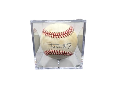 Willie Mays Autographed Official National League Baseball