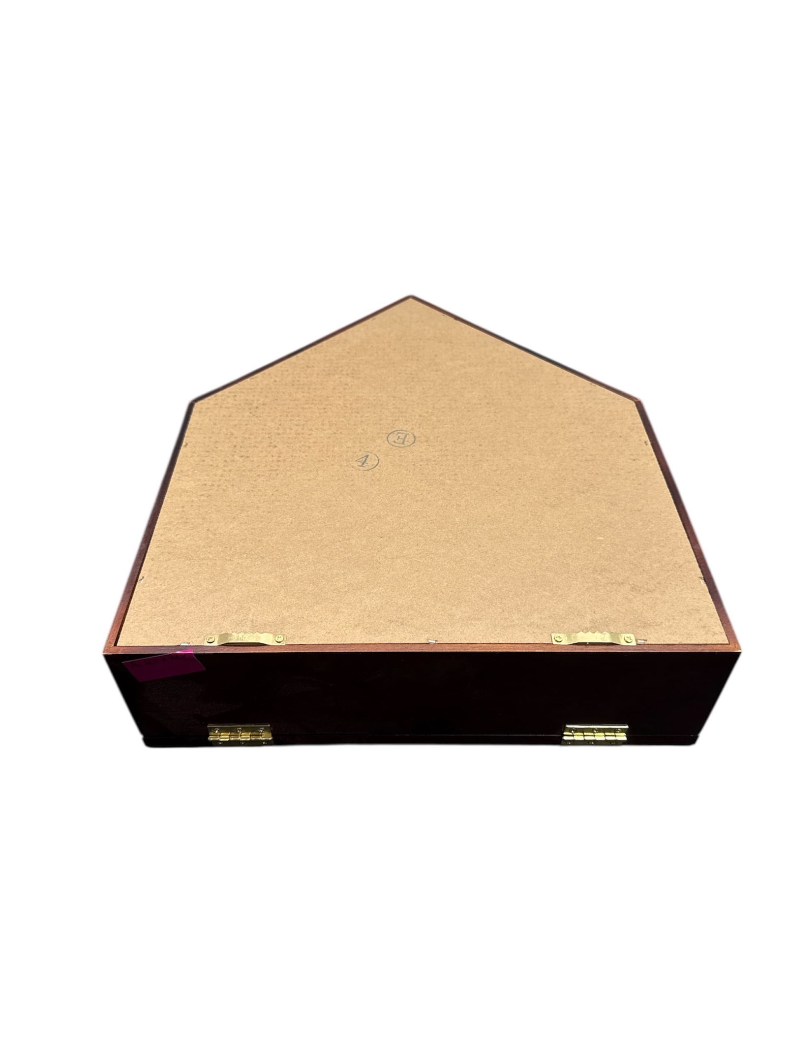 Locking Wood and Glass Display Case - 3