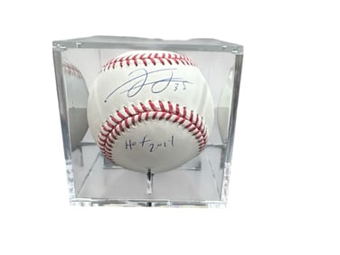 Frank Thomas Signed Rawlings Official Major League Baseball with HOF 2014 Inscription
