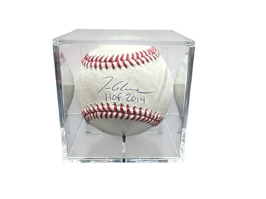 Tom Glavine Signed Rawlings Official Major League Baseball with HOF 2014 Inscription