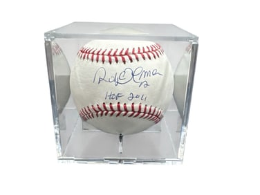 Roberto Alomar Signed Rawlings Official Major League Baseball with HOF 2011 Inscription