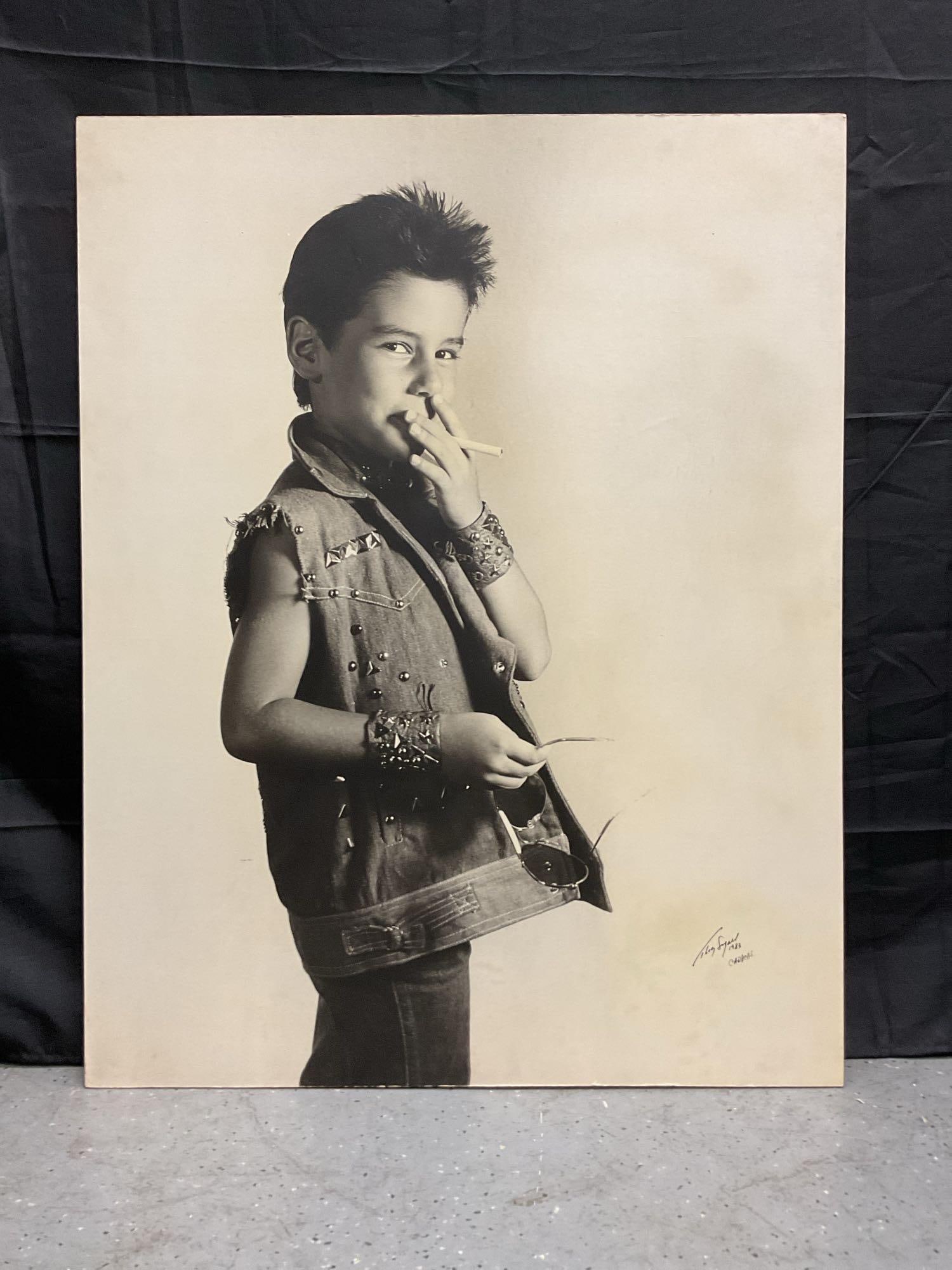 Boy with Cigarette by Thea Segall (Romania, 1929-2009) (1 of 3)