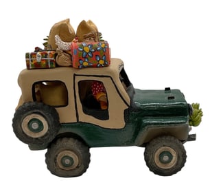 Colombian "Willys" Sculpture