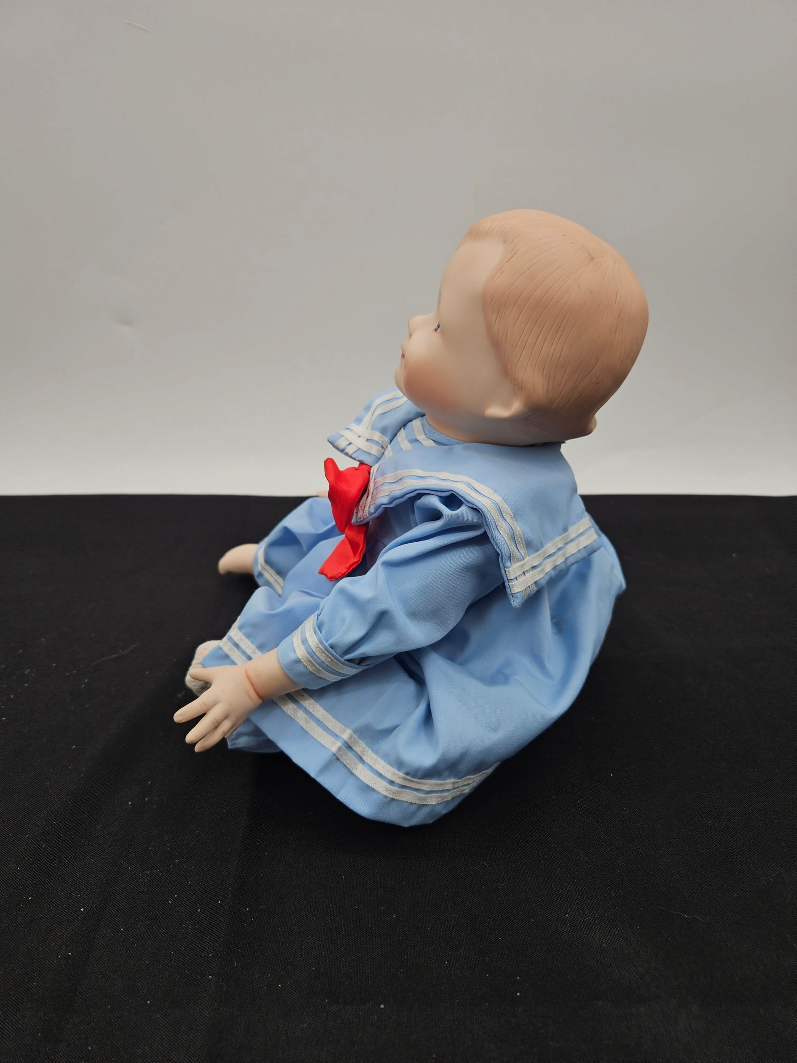 Porcelain Doll in Sailor Suit - 3
