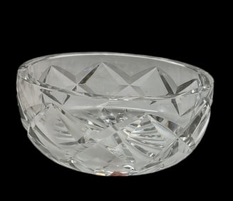St. Louis Elysee Clear Cut Crystal Bowl