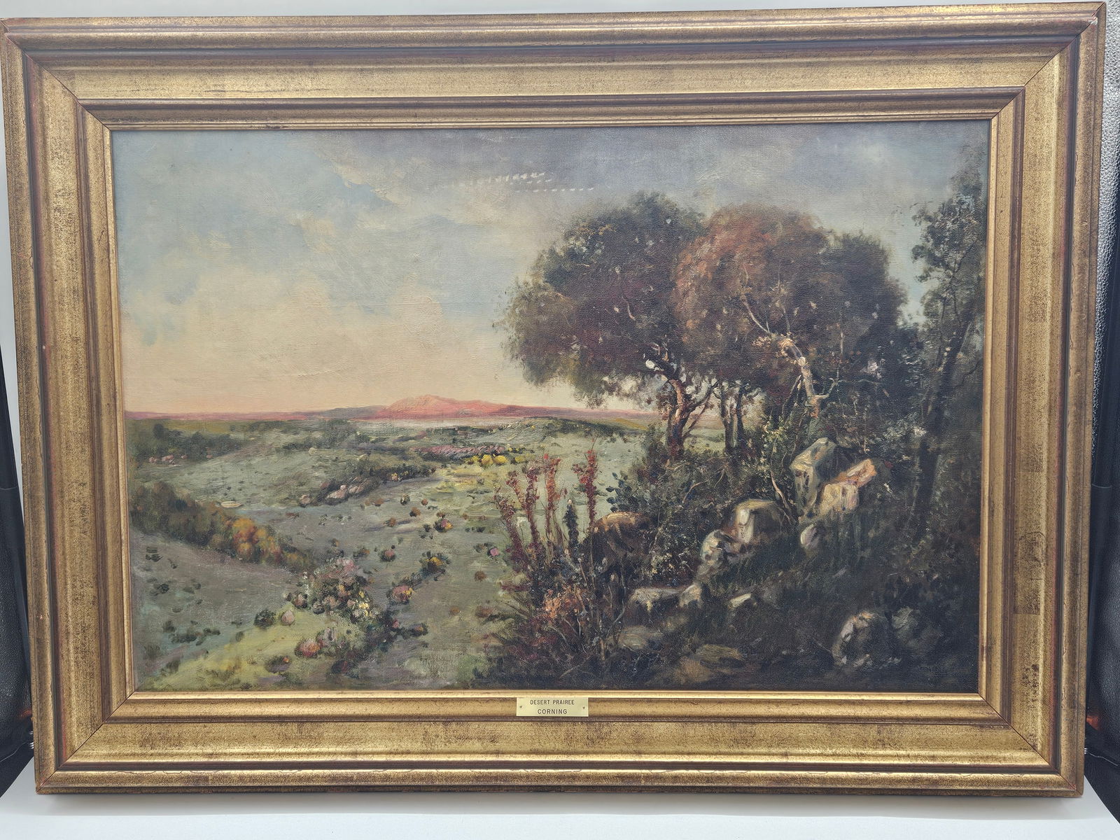 "Desert Prairee" Merv Corning (American, 1927-2006) Oil on Canvas (1 of 5)