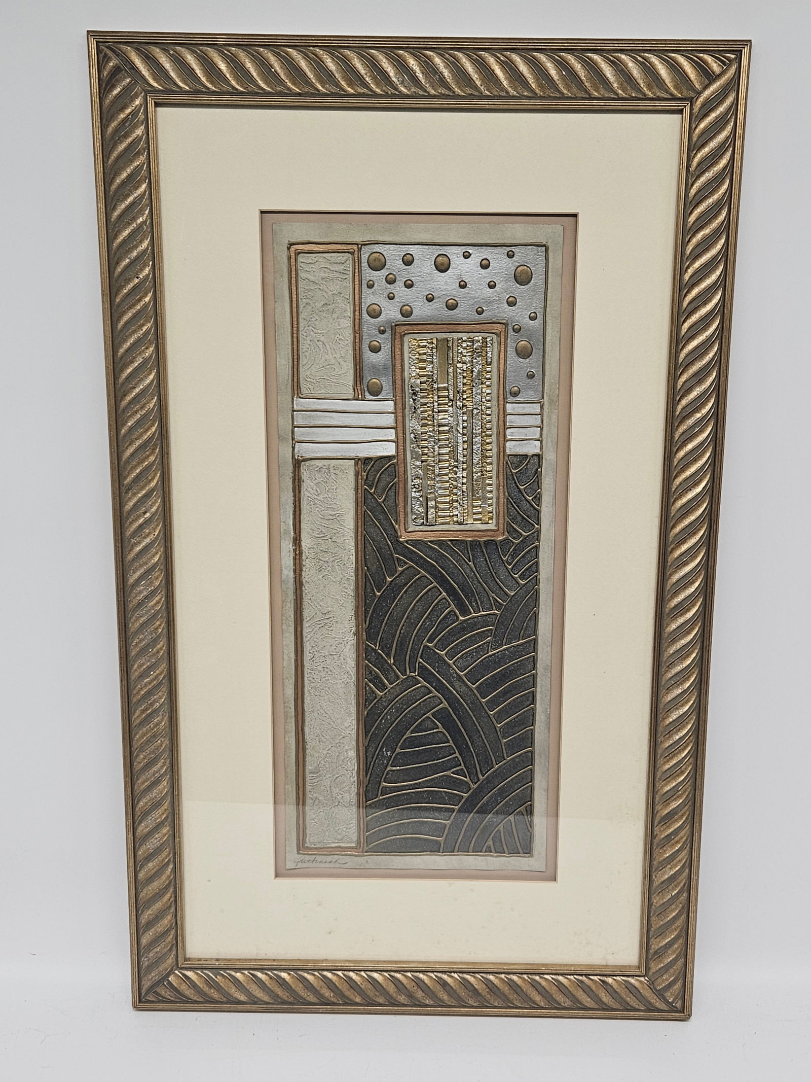Contemporary Textured Abstract Relief Artwork (1 of 5)