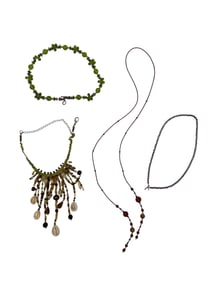 Gloria Landsman Pierce Beaded Jewelry Necklace Group