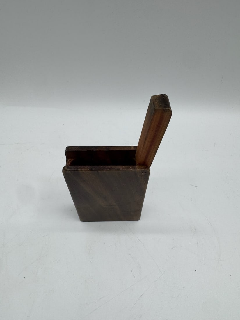 Small Wooden Hinged Box - 2