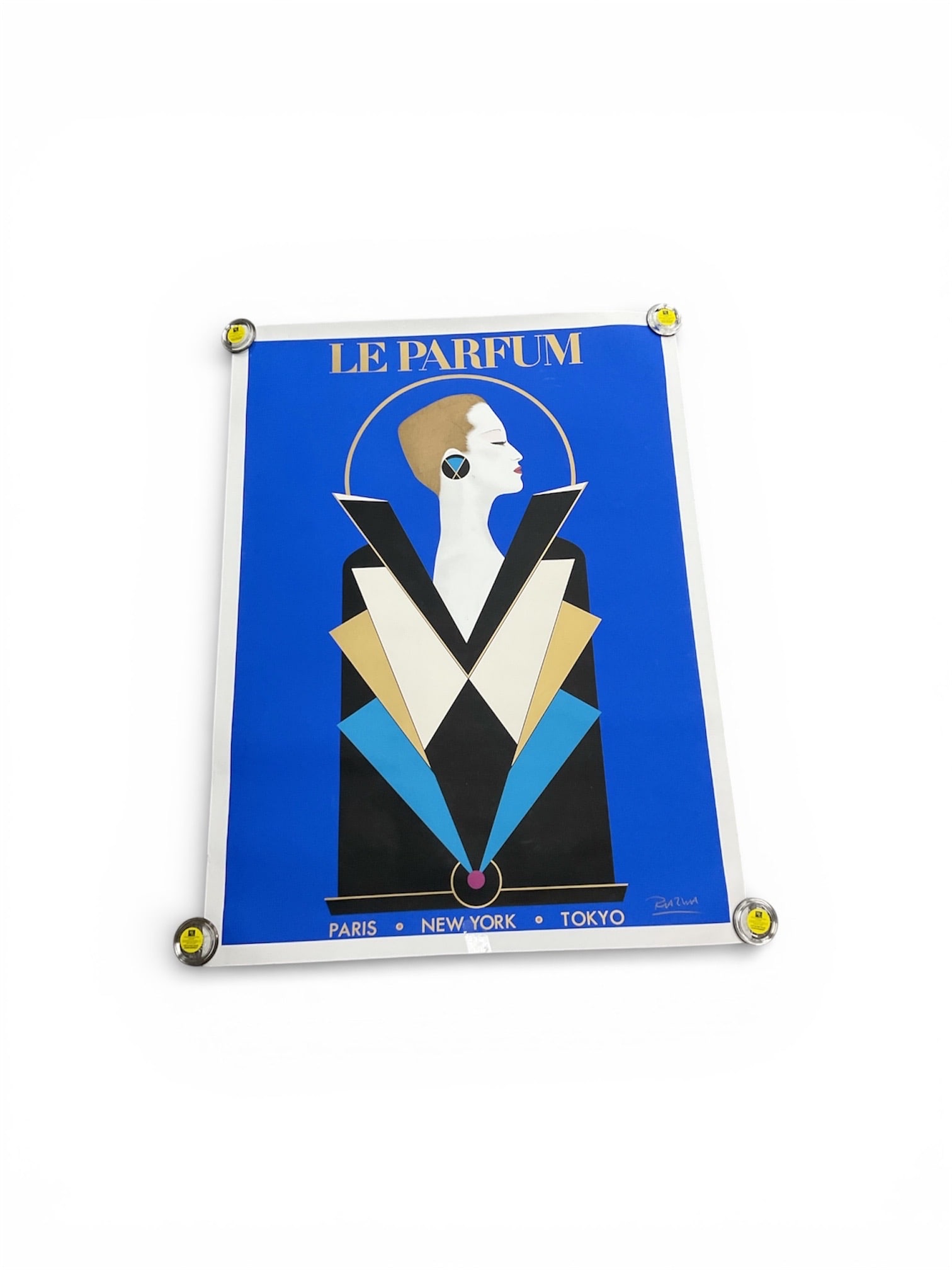 Razzia Le Parfum Paris New York Tokyo Original Serigraph Poster (1 of 3)
