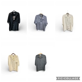 Men's Tommy Bahama and Nat Nast 100% Silk Shirt Collection