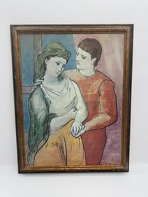 "The lovers" After Pablo Picasso  Framed Print