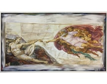 Ori Hofmekler: Artist: Ori Hofmekler Title: Homage To Michelangelo Medium: Lithograph On Paper Edition: CXXV/CLX Size: 29x40 inches Additional Details: Hand signed and numbered by the artist. Artwork in excellent