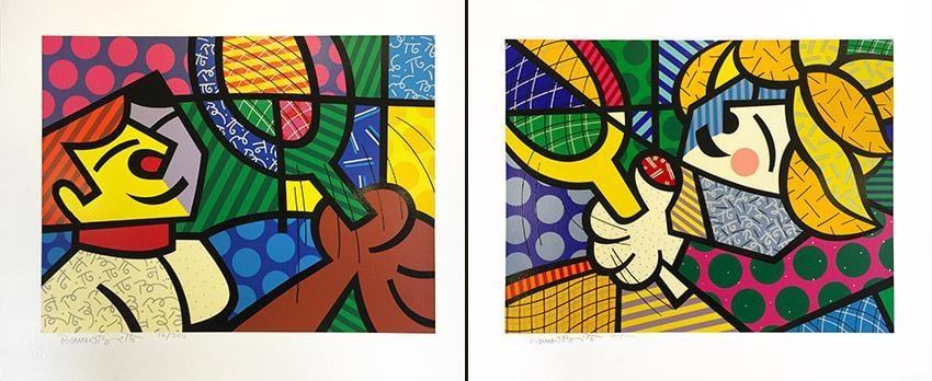 Romero Britto 'Tennis Suite I' (1 of 1)